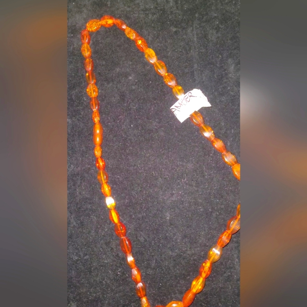 Genuine AMBER NECKLACE FROM ANTIQUE STORE IN SARASOTA FLORIDA